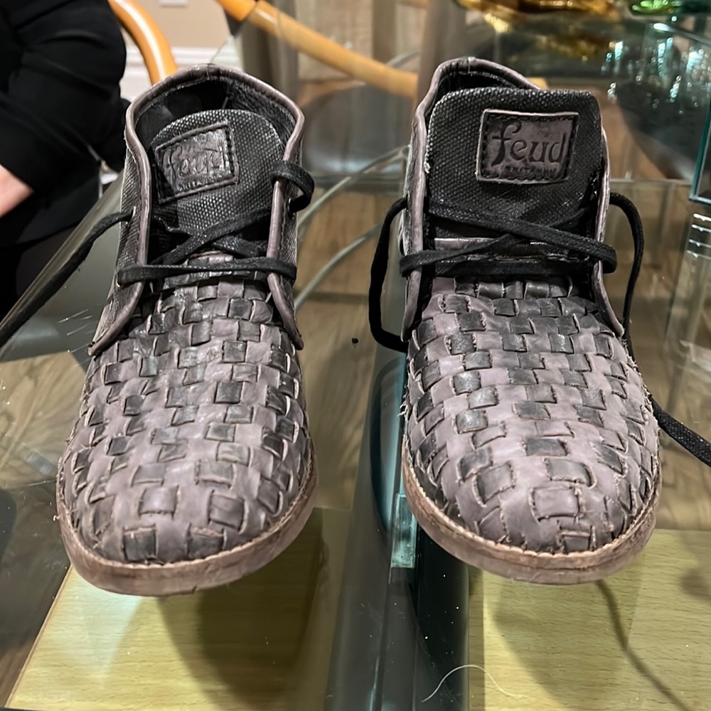 FUED BRITANNIA LACE UP LEATHER SHOE